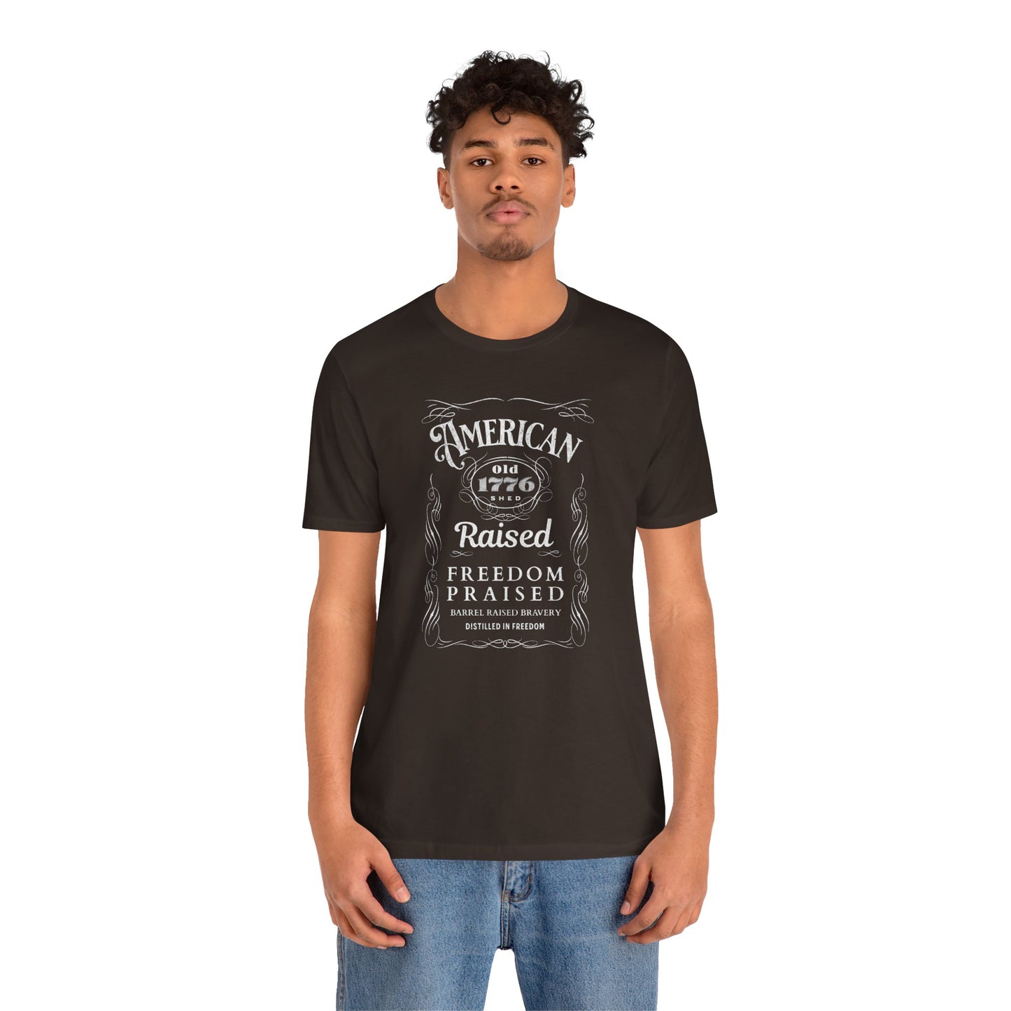 American Whiskey Label tee