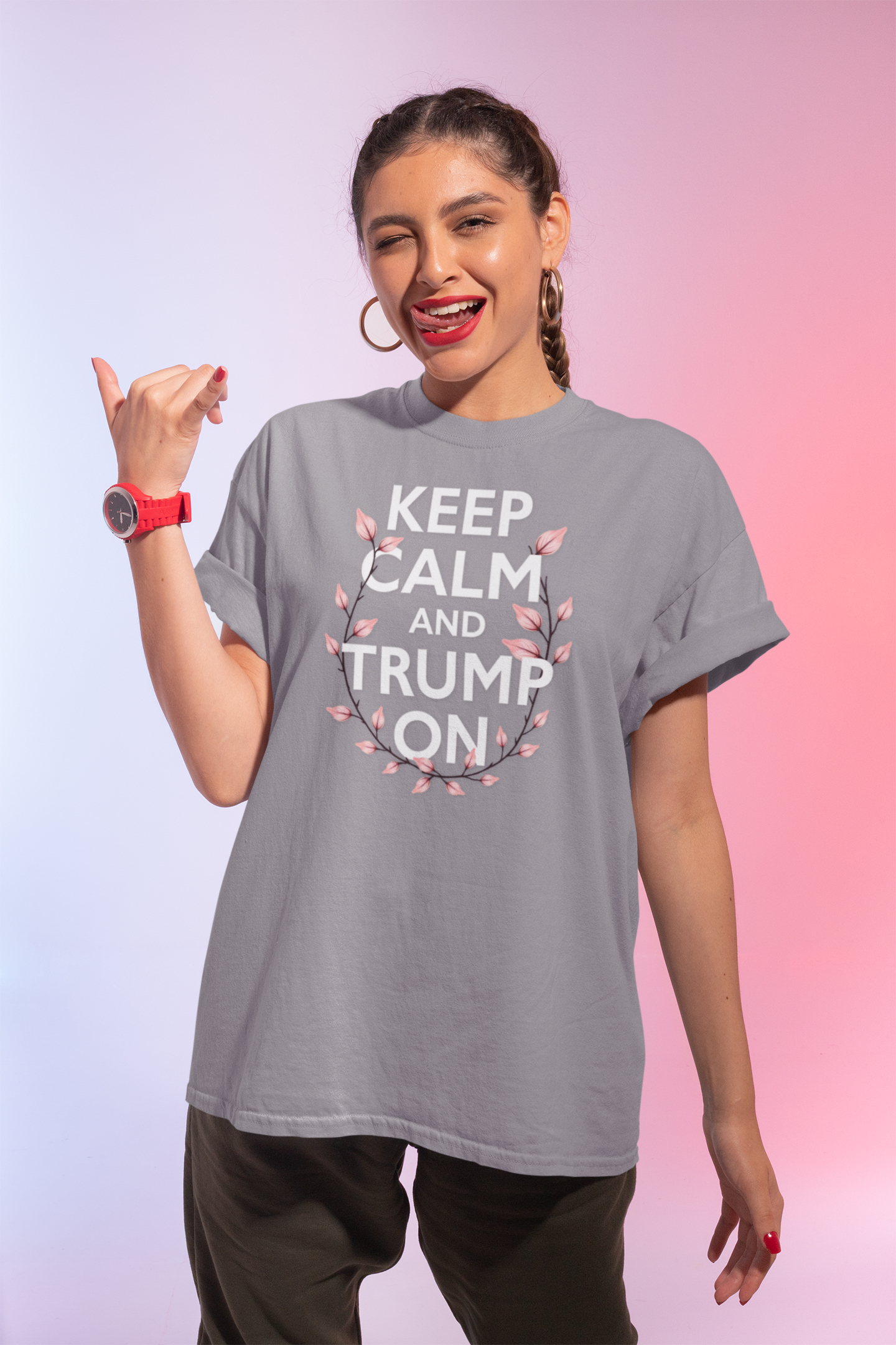 Keep Calm and Trump On Tee