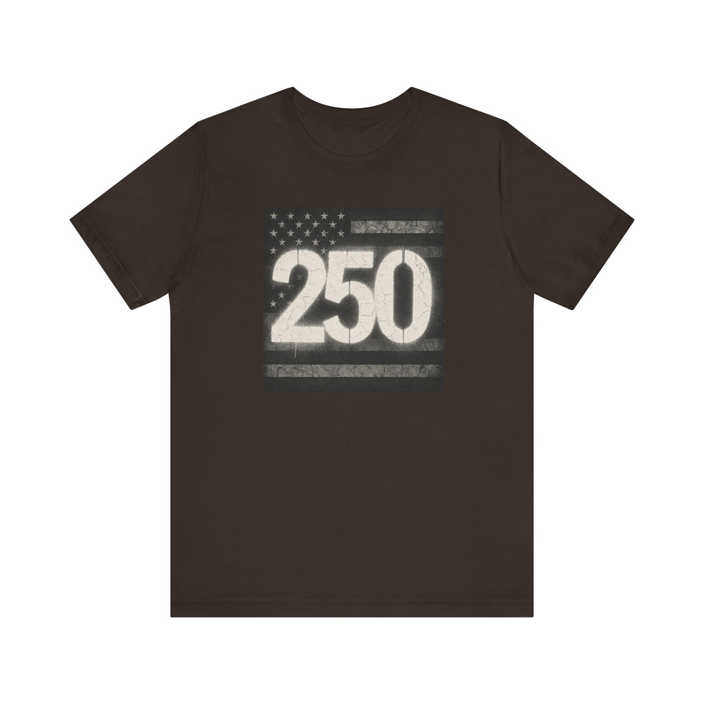 Patriotic Graphic Tee with 250 Design