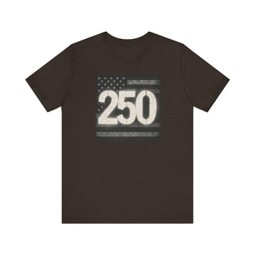 Patriotic Graphic Tee with 250 Design
