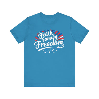 Faith Family and Freedom Tee