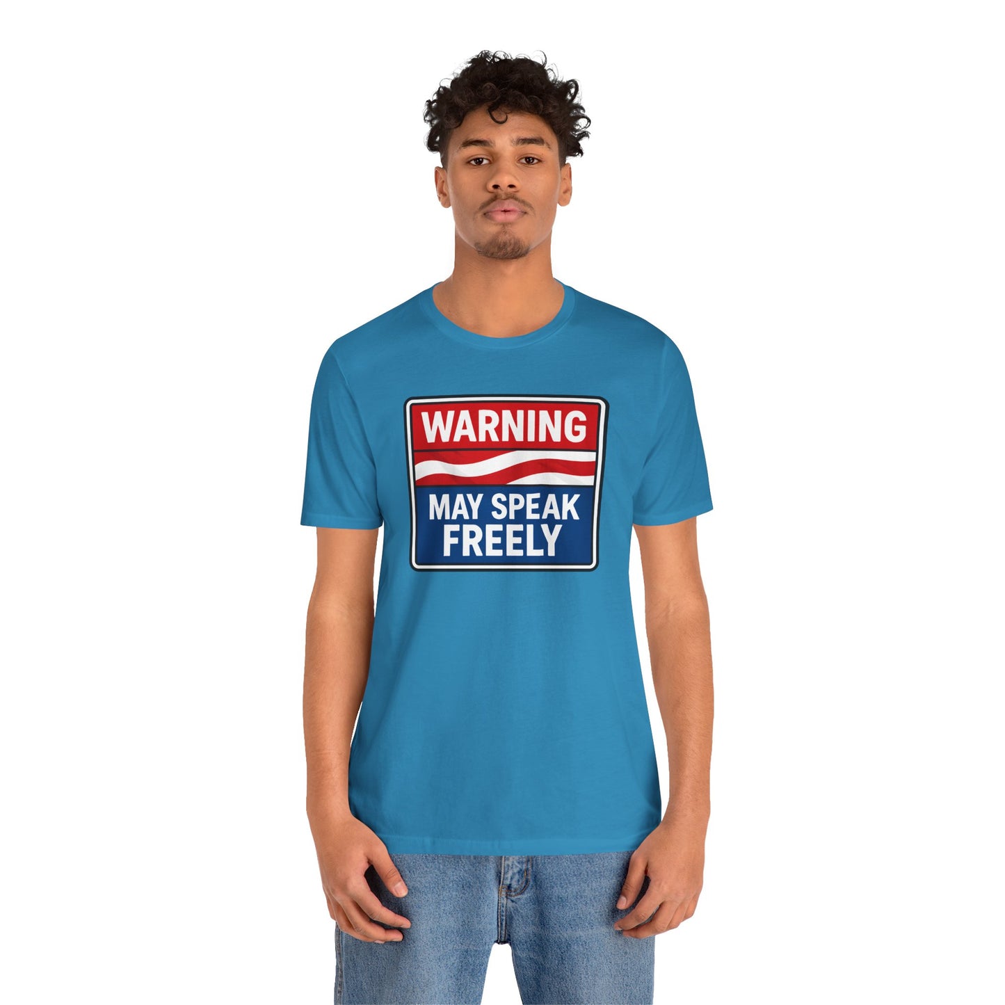 Warning May Speak Freely Tee