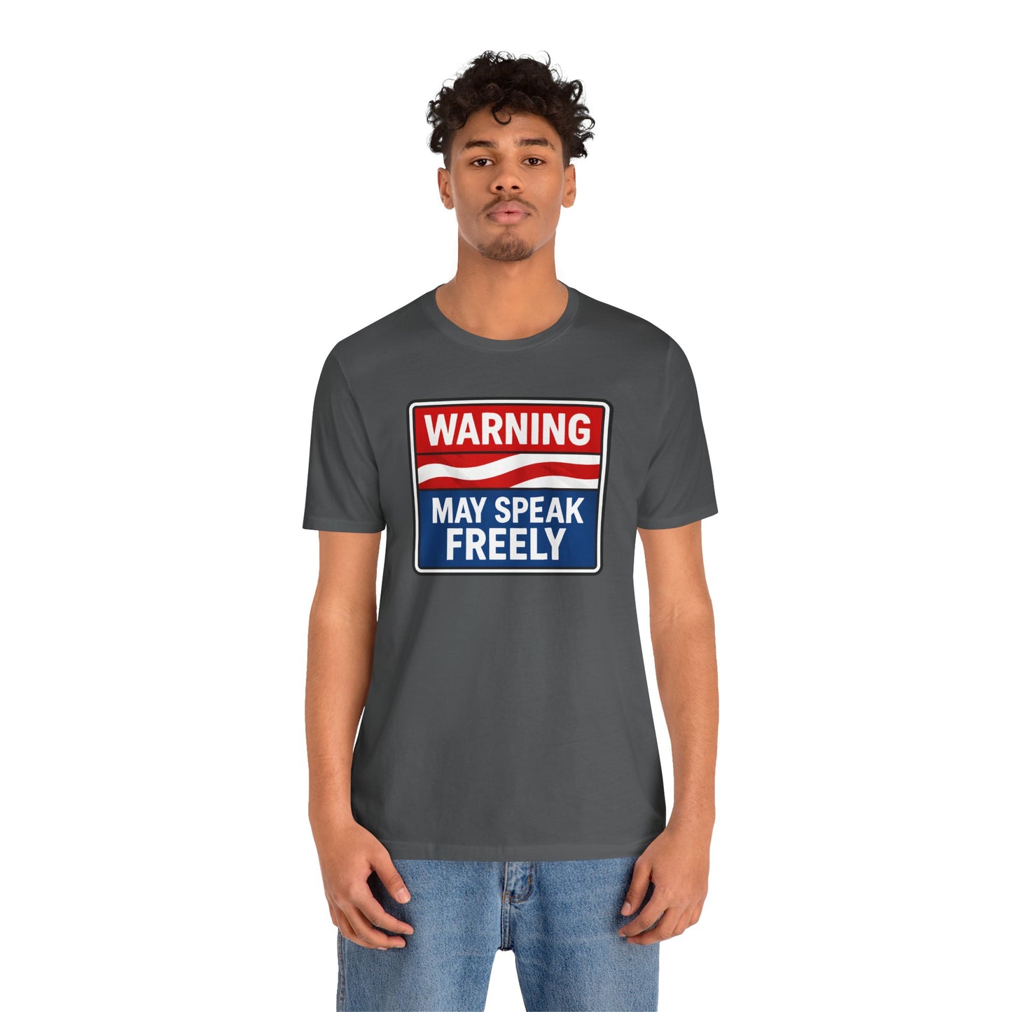 Warning May Speak Freely Tee