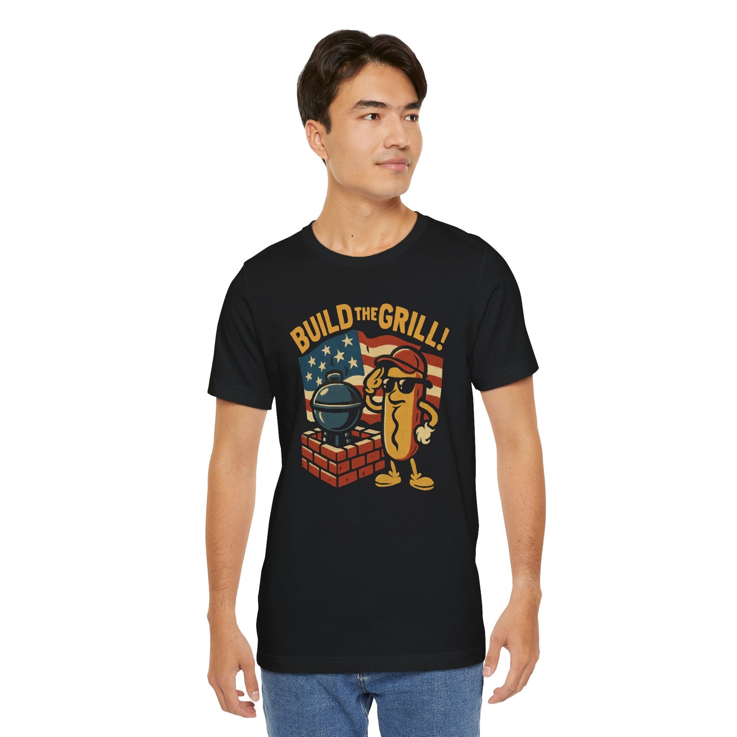 BBQ Fun Graphic Tee, Summer Cookout Shirt, Grill Party T-Shirt, Unisex Holiday Apparel, Outdoor Gathering Top