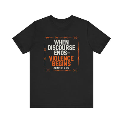 Charlie Kirk tribute shirt
