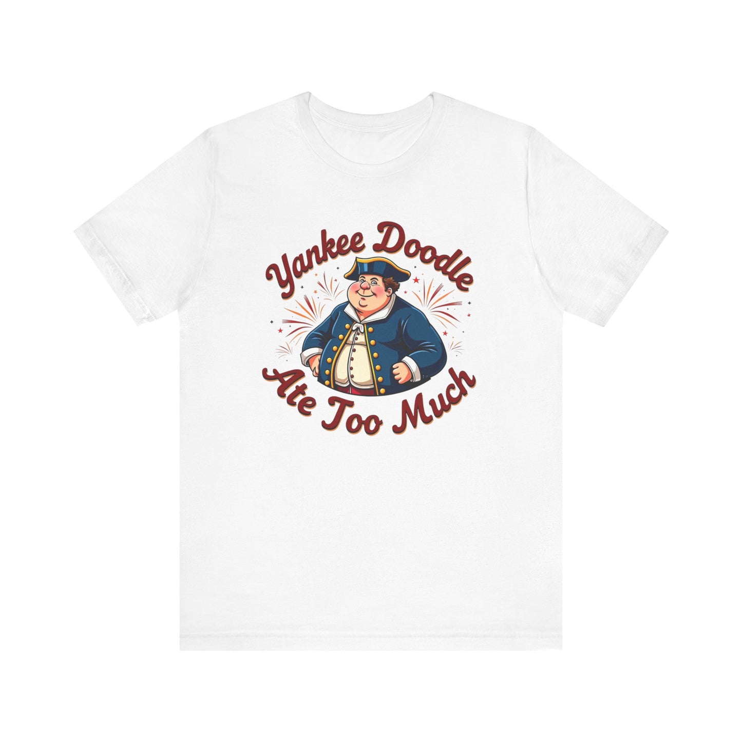 Yankee Doodle Tee, Fun Graphic T-Shirt, Patriotic Shirt, Fourth of July Gift, Unisex Summer Wear, Vintage Style Tee