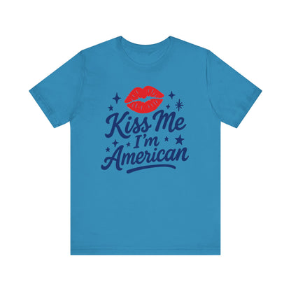 Kiss Me I'm American Tee