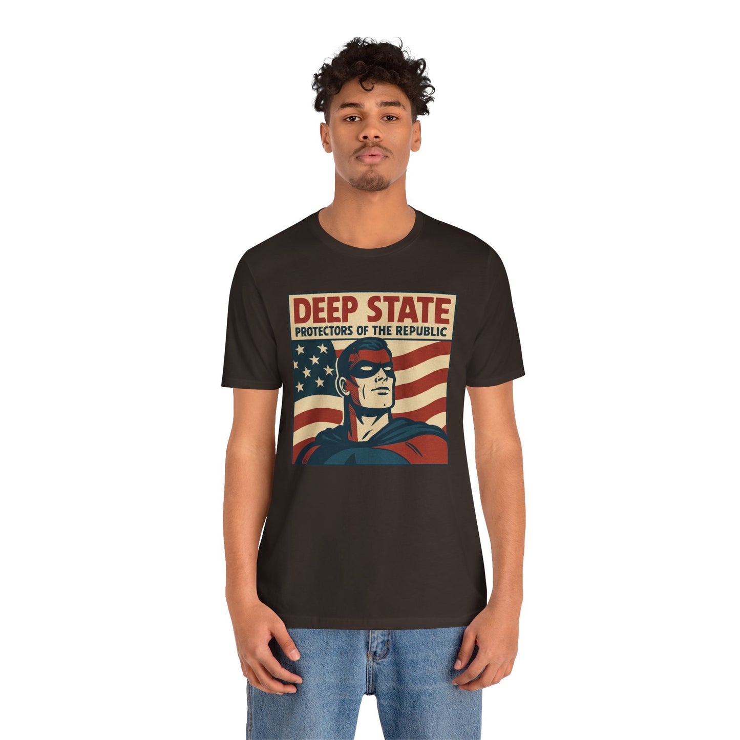 Patriotic Superhero Deep State Protectors of the Republic tee