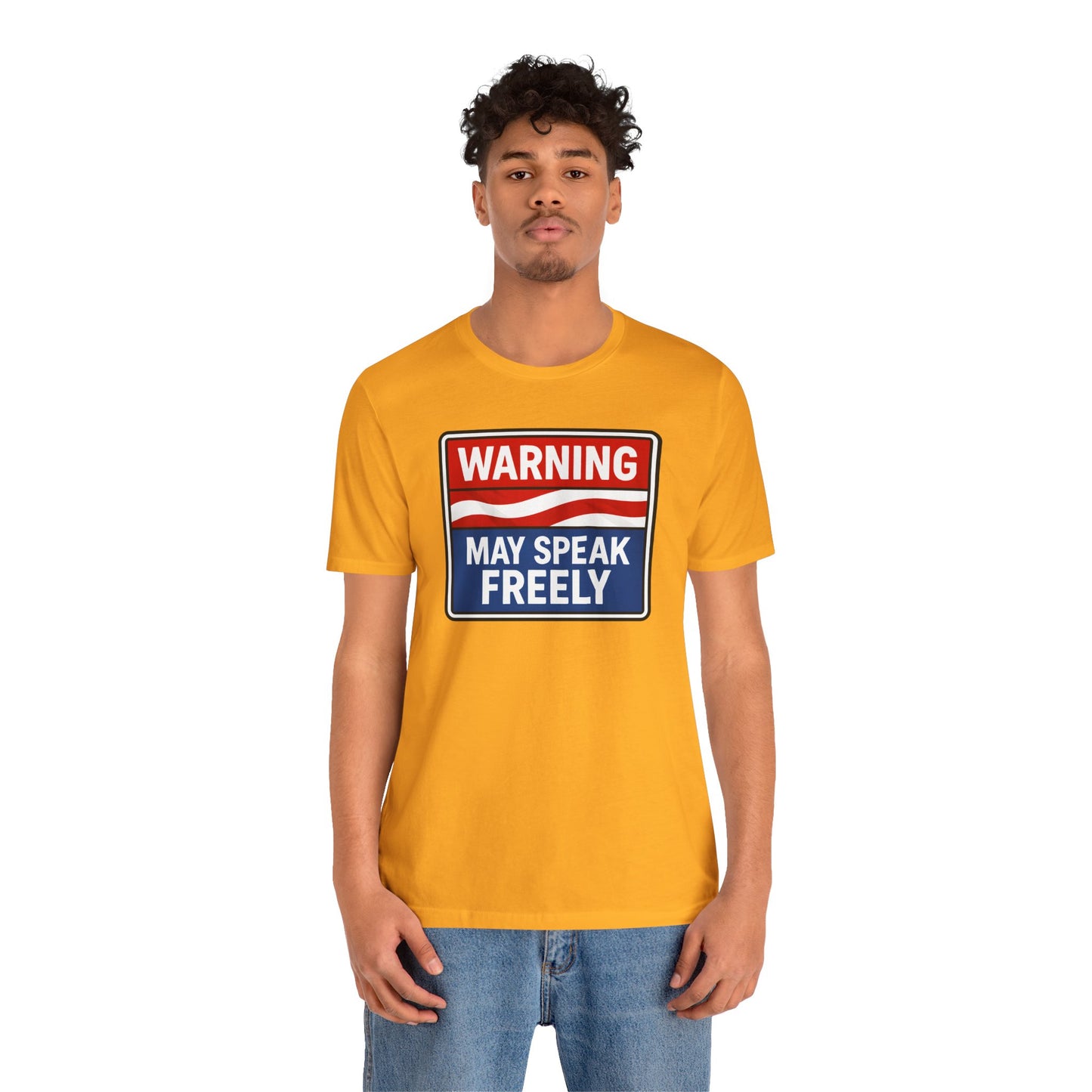 Warning May Speak Freely Tee