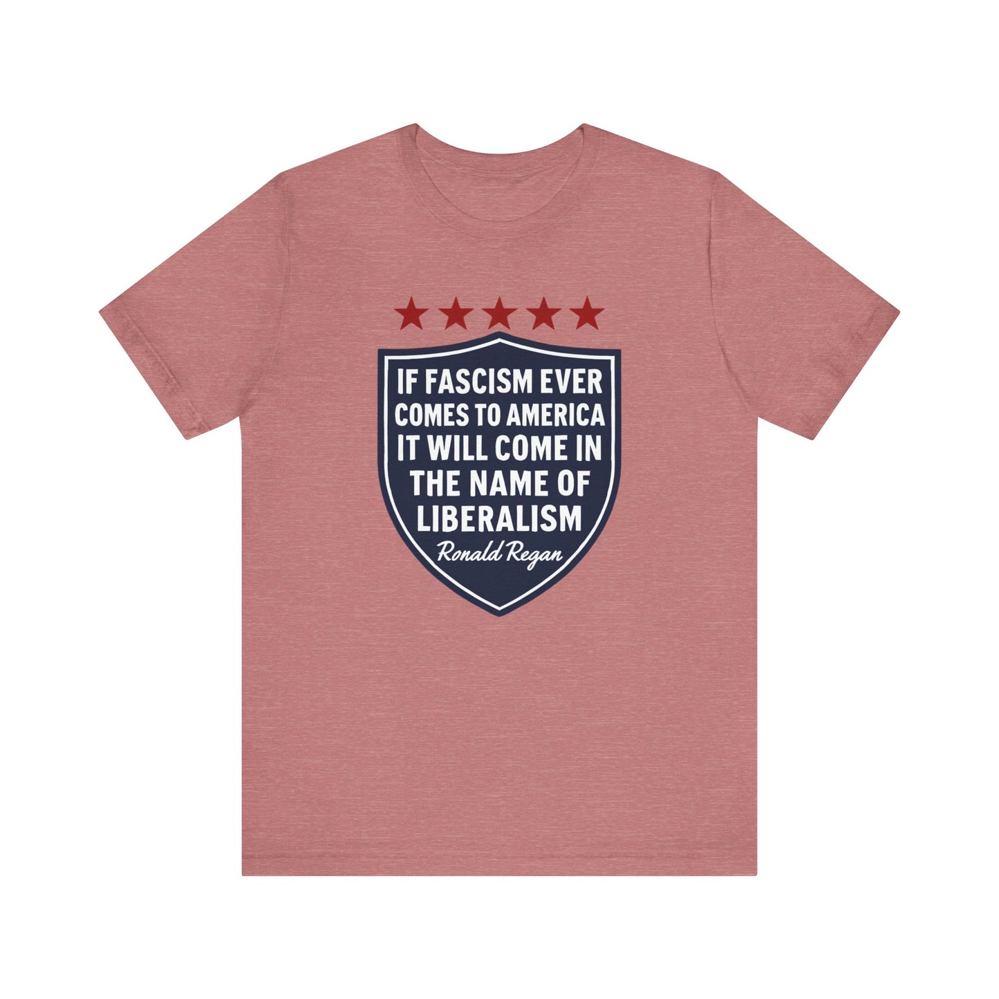 Anti-Fascism Regan Quote Tee