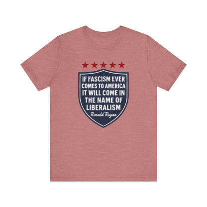 Anti-Fascism Regan Quote Tee