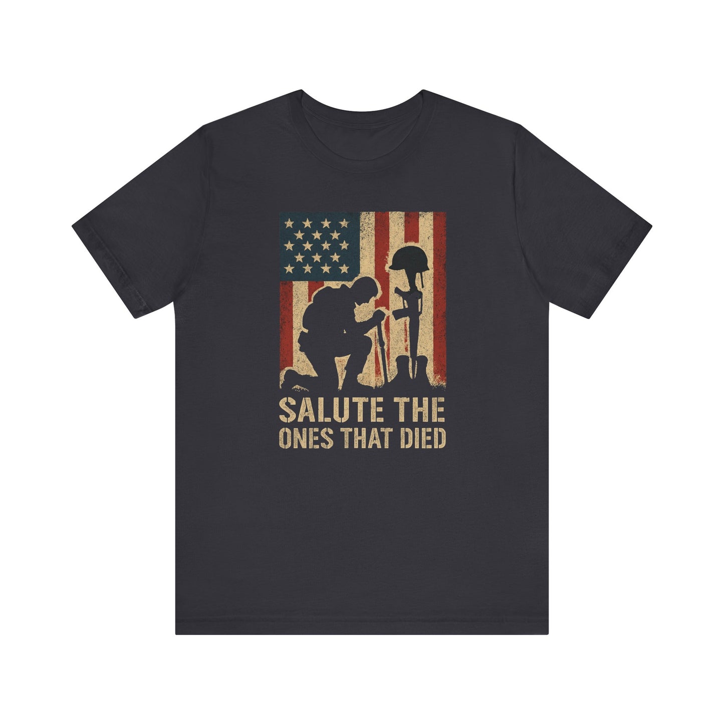 T-Shirt Salute the Ones that died Unisex Jersey Short Sleeve Tee