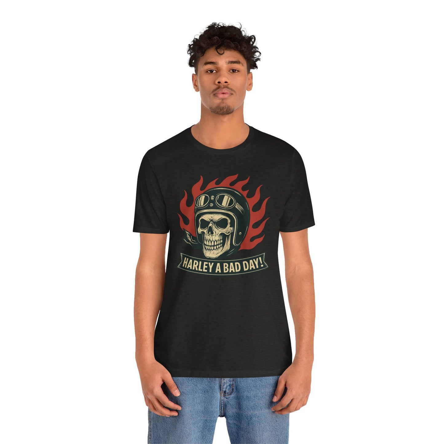 Harley Skull Graphic Tee, Biker Apparel, Gift for Riders