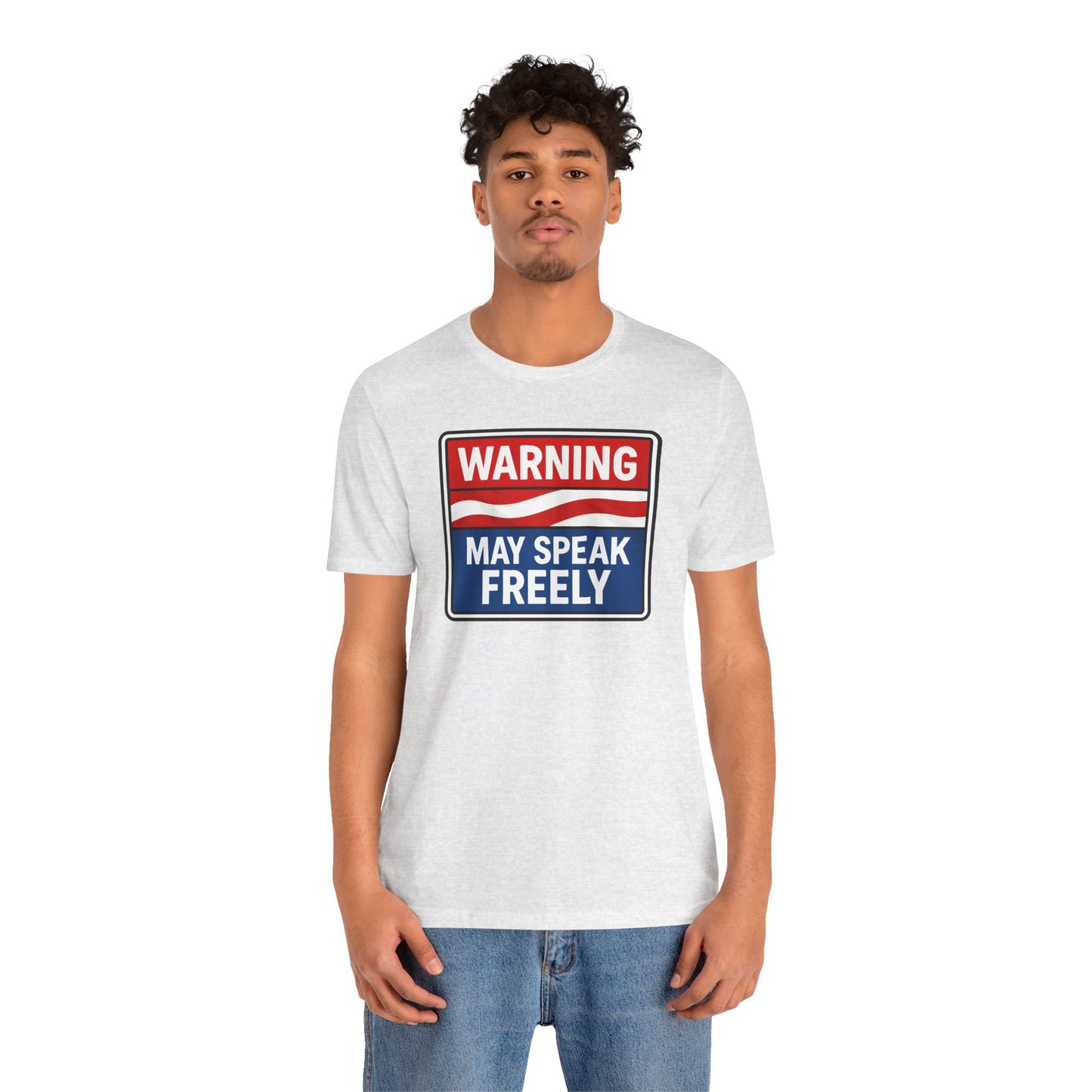 Warning May Speak Freely Tee