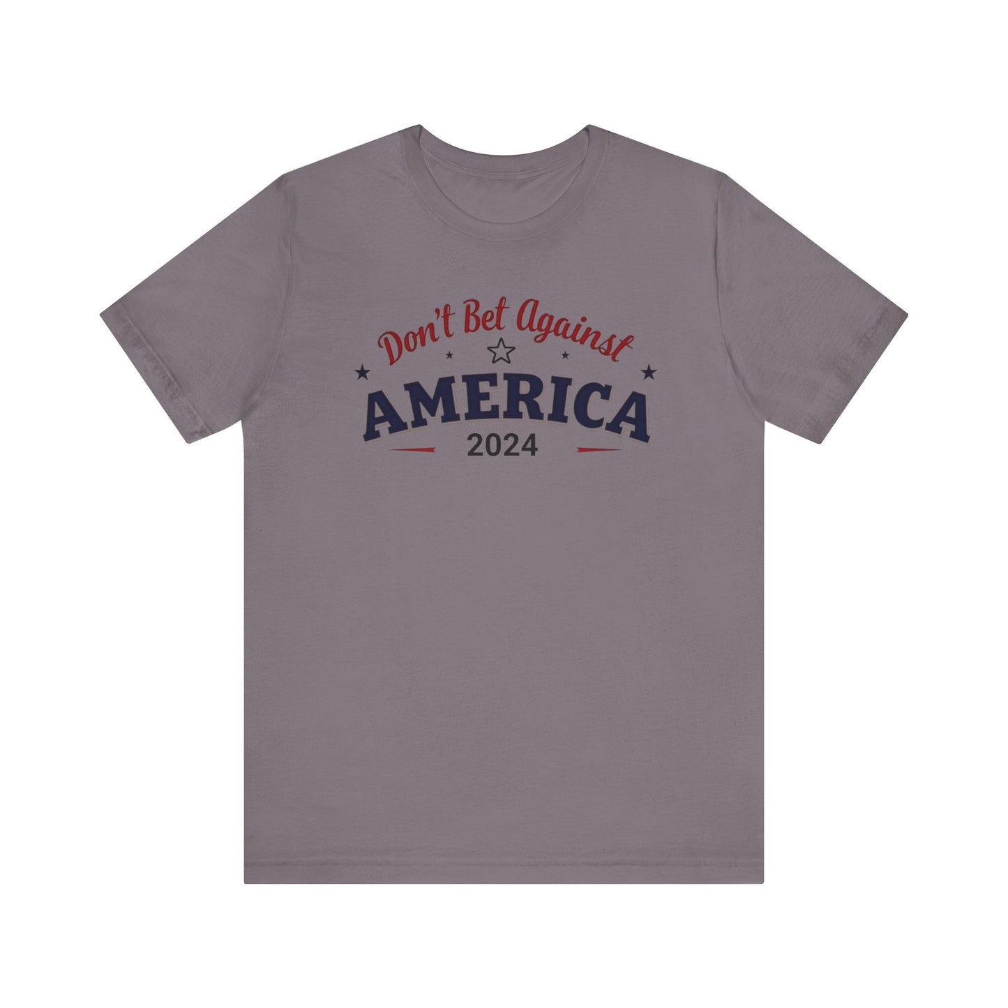 America 2024 Unisex Short Sleeve Tee - Patriotic T-Shirt, Independence Day, Election 2024, Gift for Veterans, USA Pride