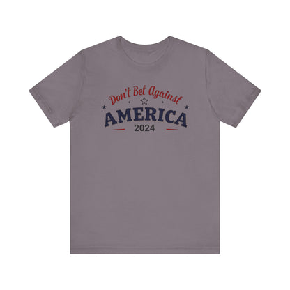 America 2024 Unisex Short Sleeve Tee - Patriotic T-Shirt, Independence Day, Election 2024, Gift for Veterans, USA Pride