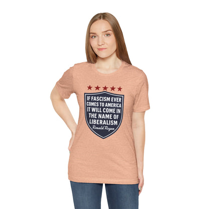 Anti-Fascism Regan Quote Tee