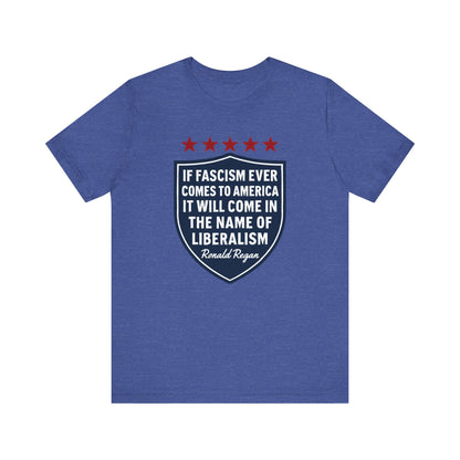 Anti-Fascism Regan Quote Tee