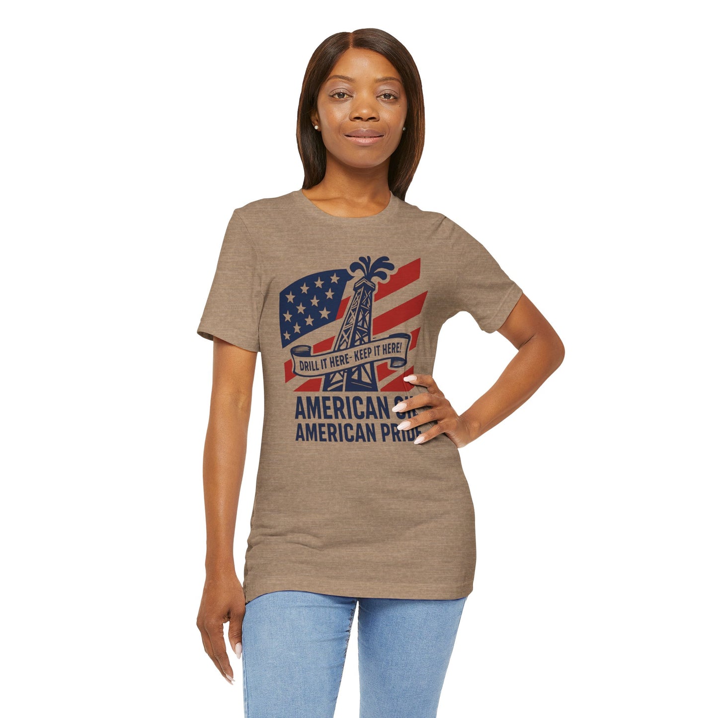American Oil Support - Unisex Jersey Short Sleeve Tee