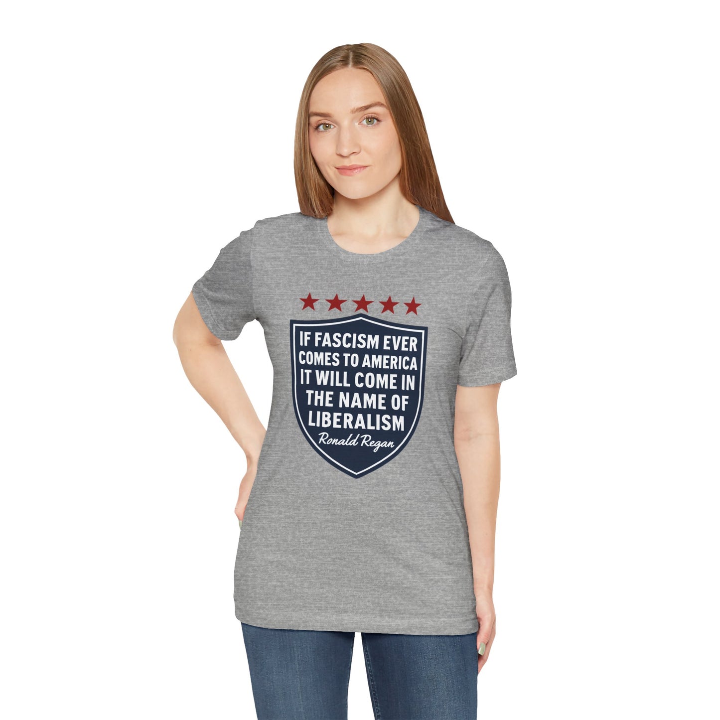 Anti-Fascism Regan Quote Tee