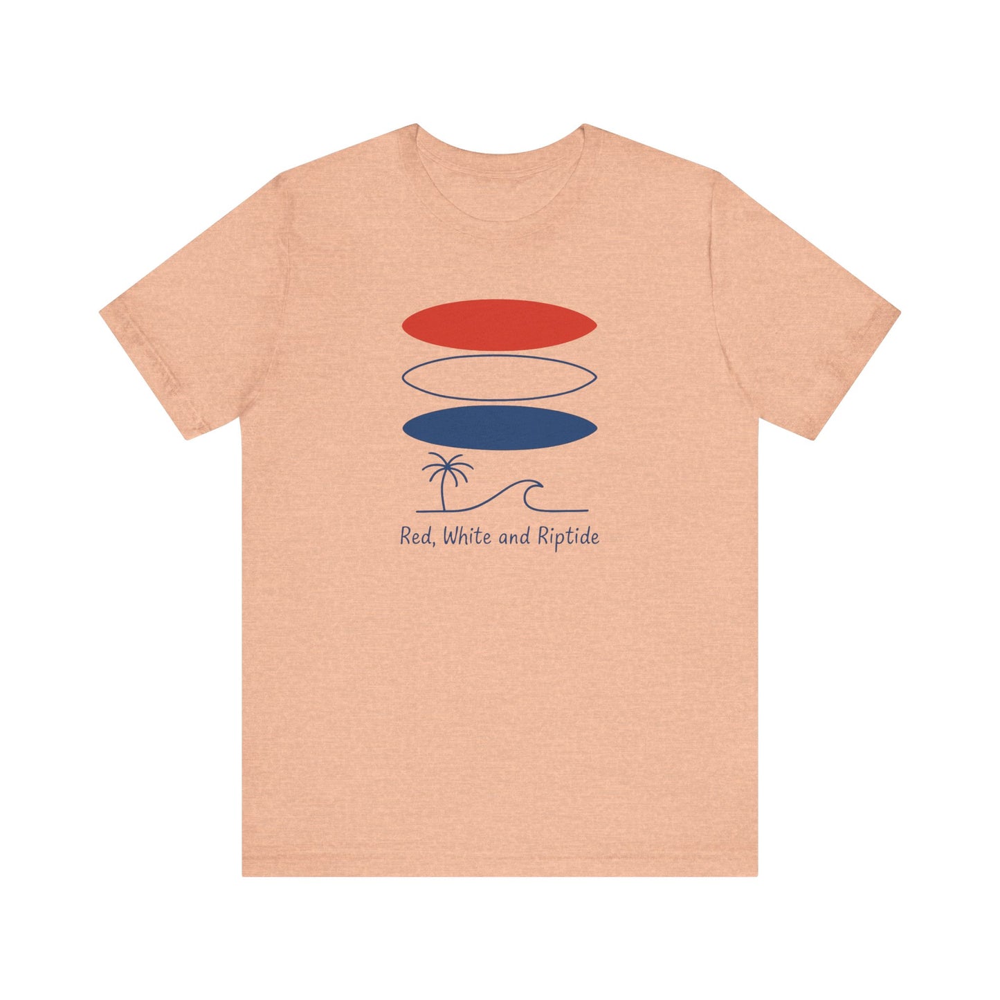 Surf Board Patriotic Tee