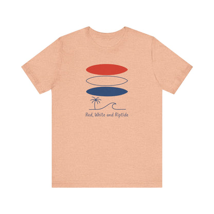 Surf Board Patriotic Tee