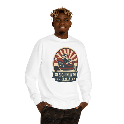 Sleighing in the USA Sweatshirt