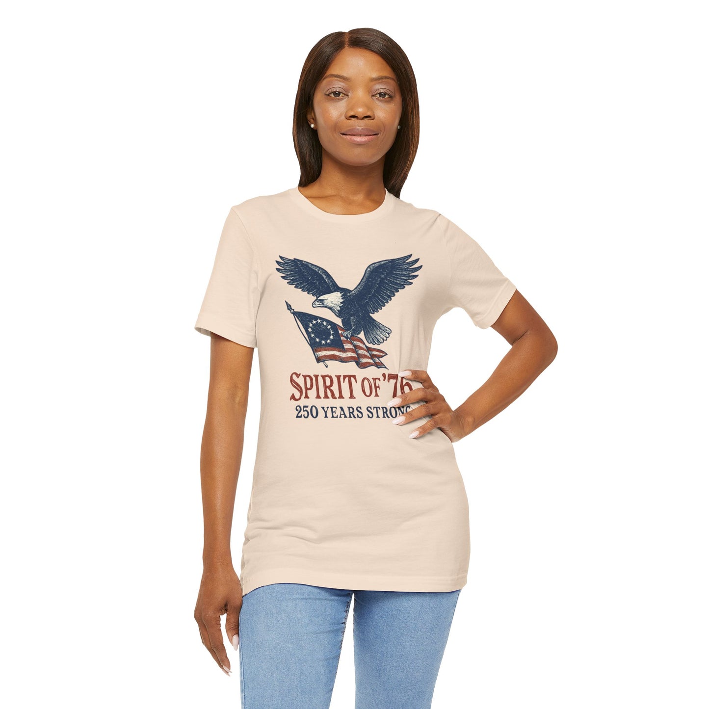 Vintage Spirit of '76 Eagle Tee, Patriotic Shirt