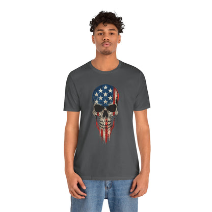 Patriotic Skull Graphic Tee