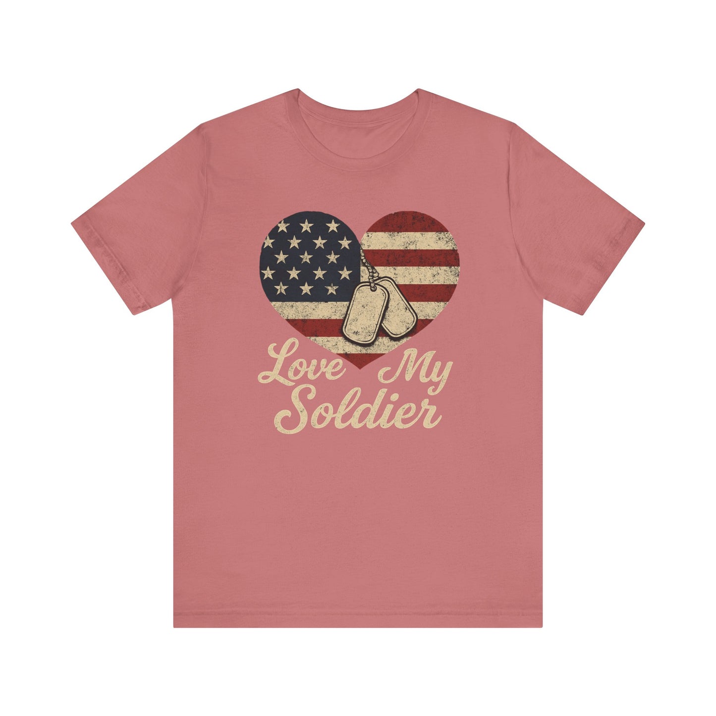 Love My Soldier Tee, Patriotic T-Shirt