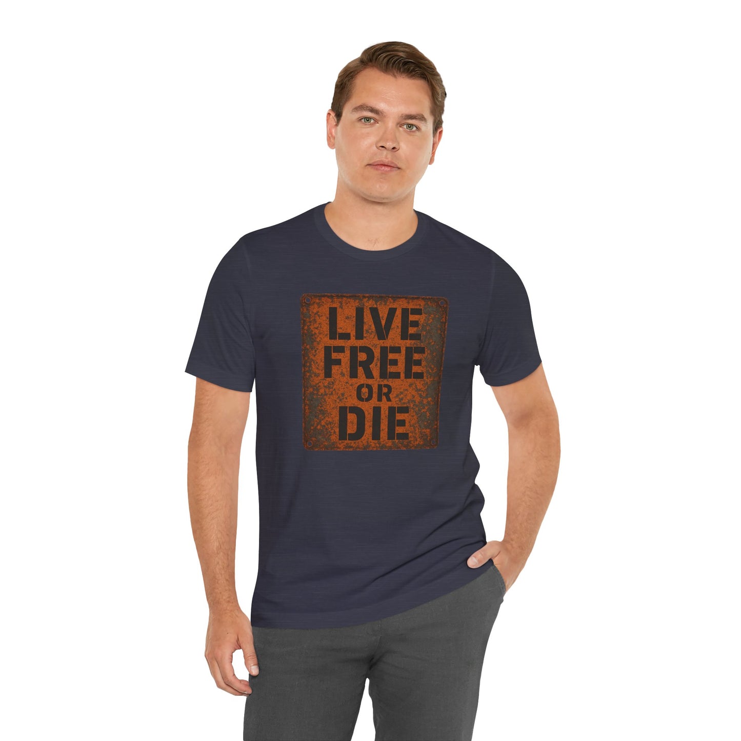 Live Free or Die Tee, Unisex Graphic T-Shirt, Casual Wear, Gift for Freedom Lovers, Everyday Comfort, Adventure Apparel