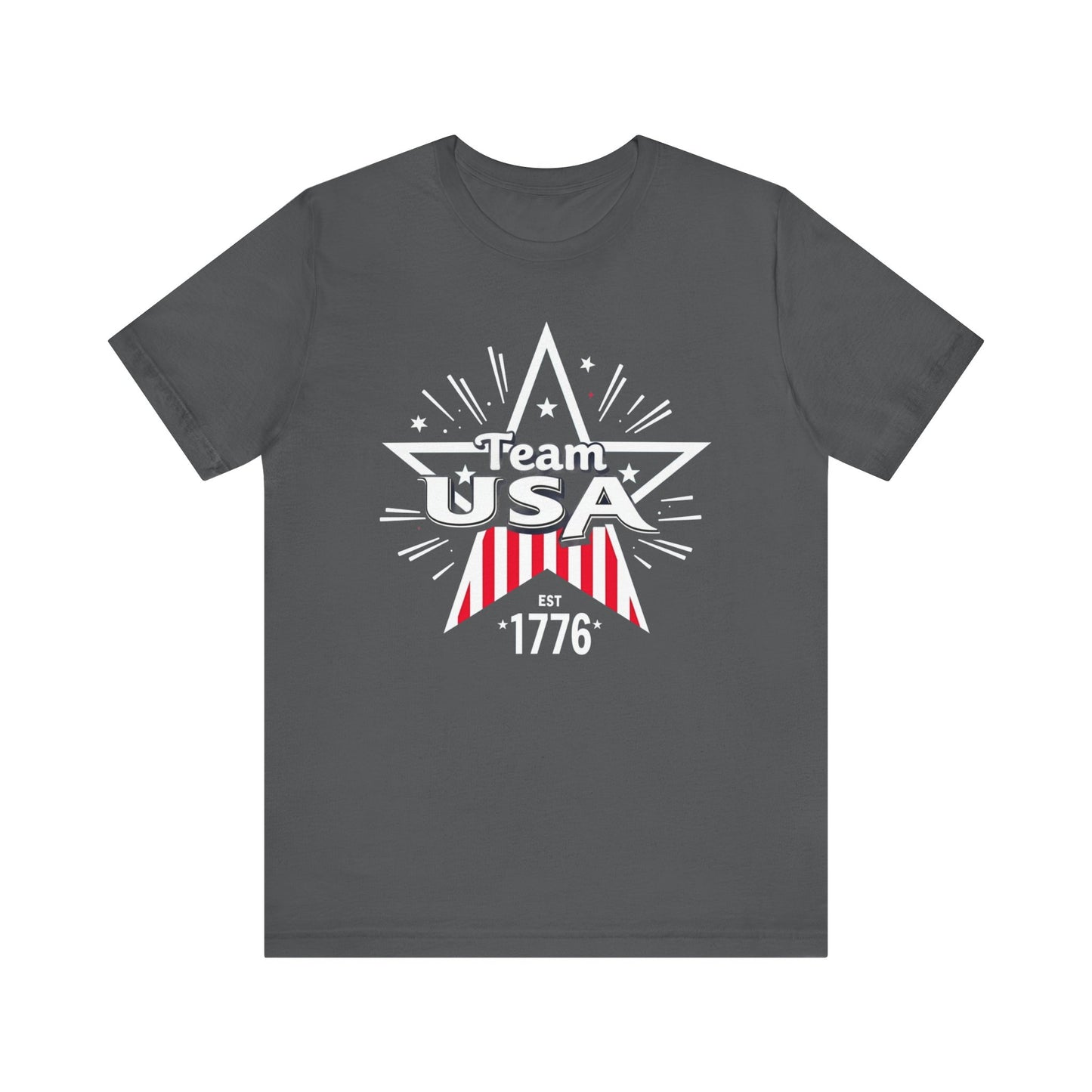 Team USA Unisex Jersey Tee - Patriotic Celebration Shirt
