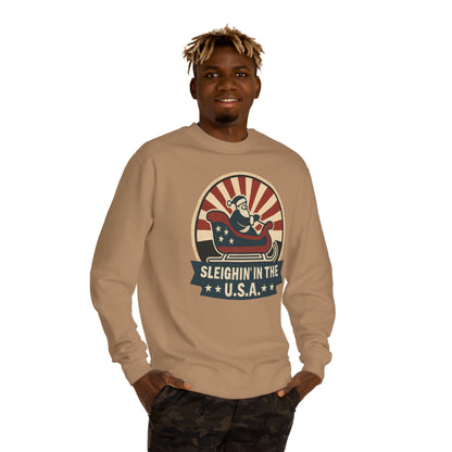 Sleighing in the USA Sweatshirt