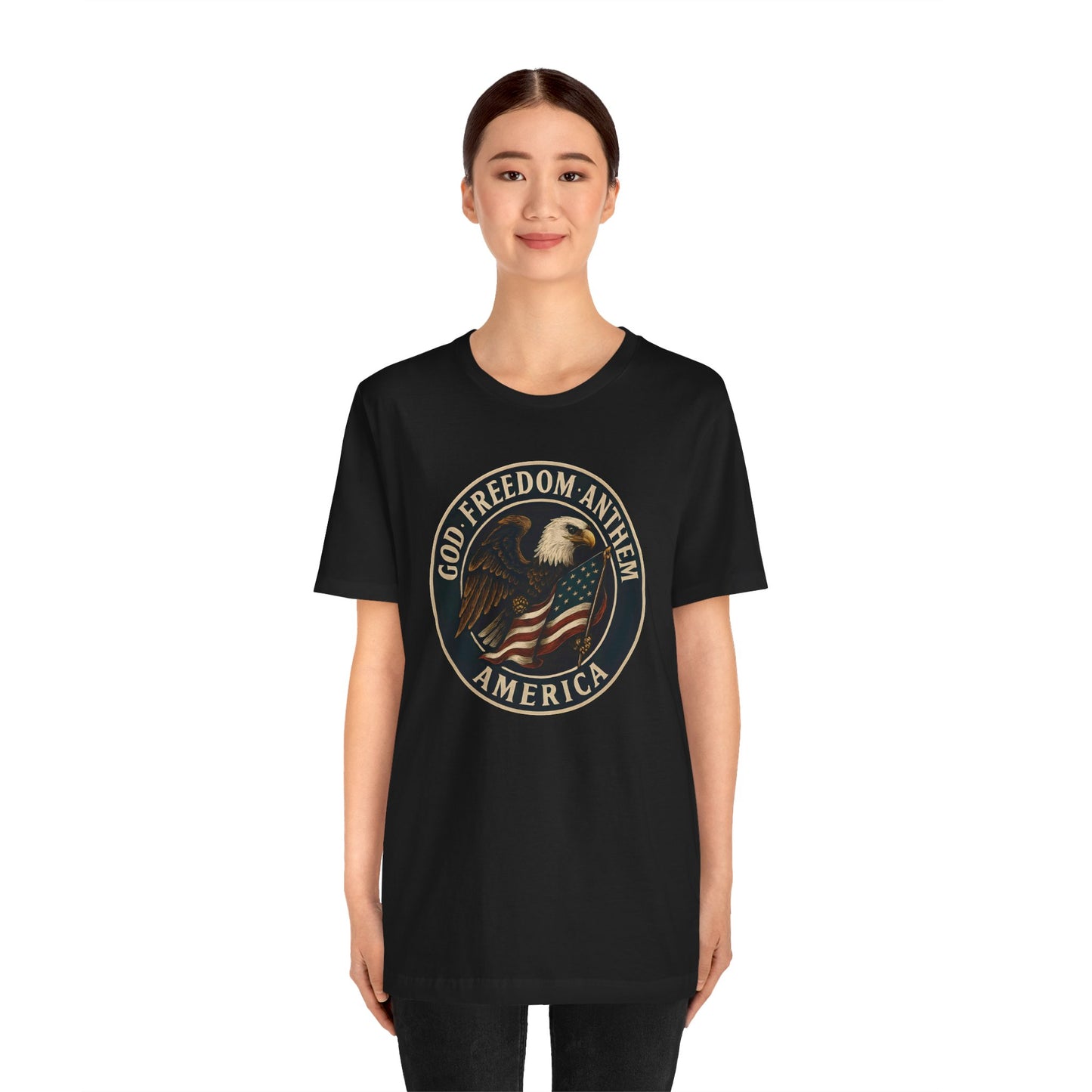 T-Shirt God Freedom Anthem Supporter