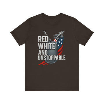 Red, White, and Unstoppable tee