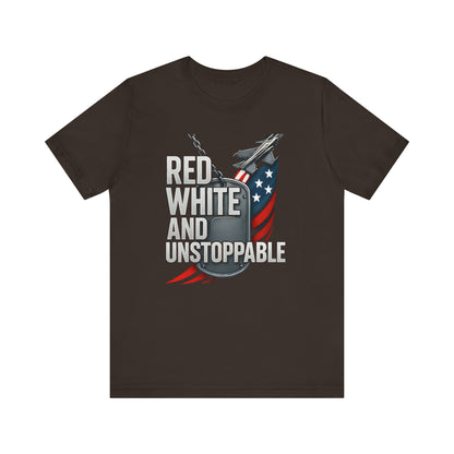 Red, White, and Unstoppable tee
