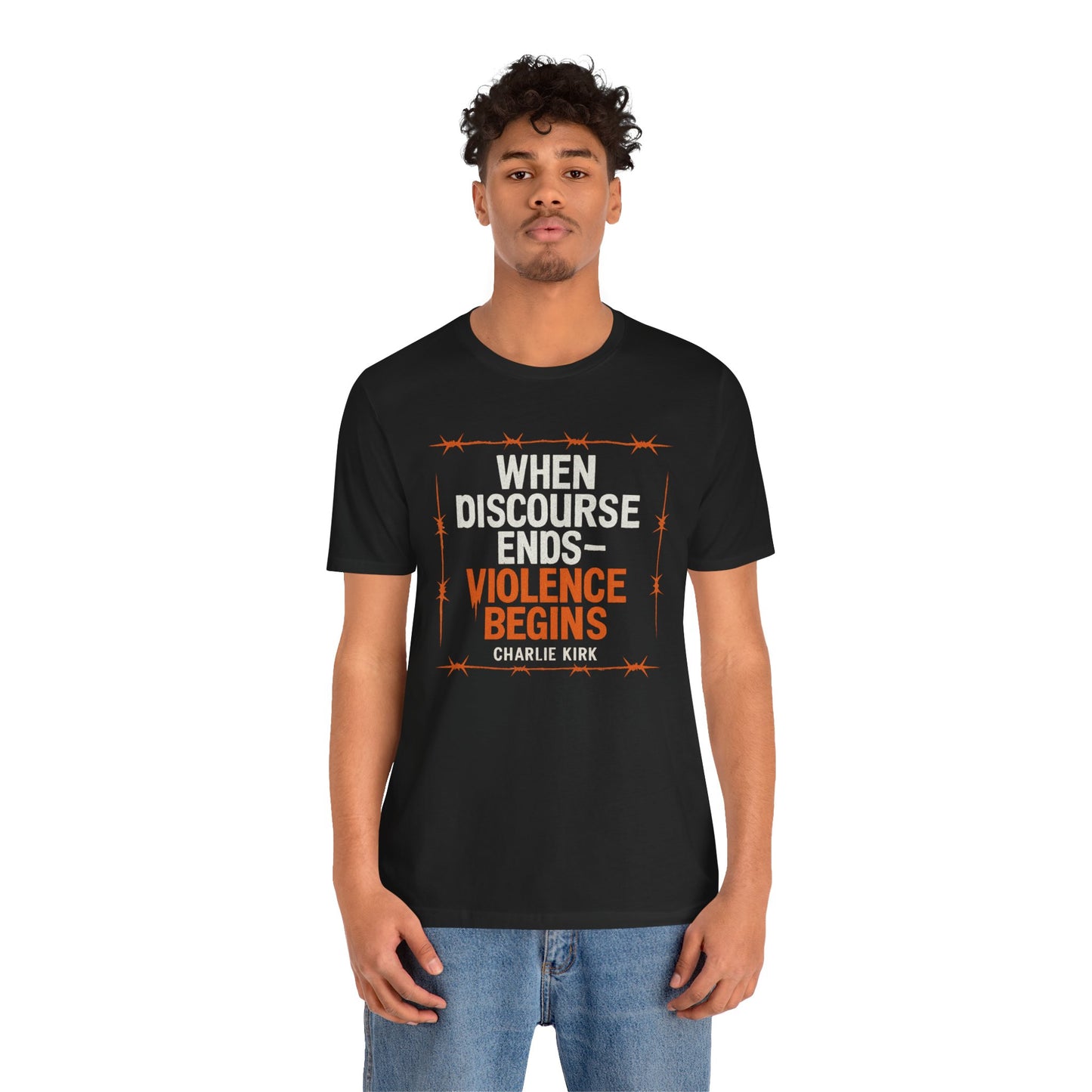 Charlie Kirk tribute shirt