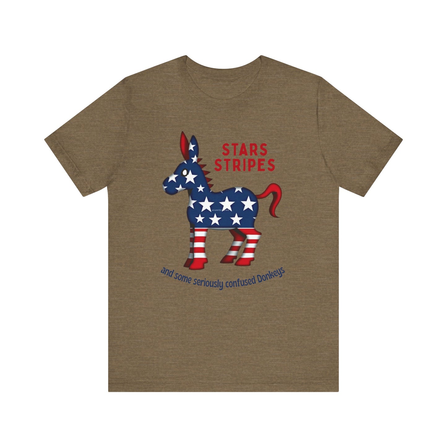 Stars & Stripes Confused Donkey Tee