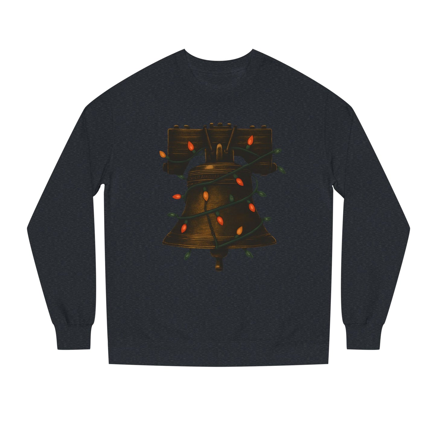 Lights & Liberty Bell Christmas Crewneck Sweatshirt