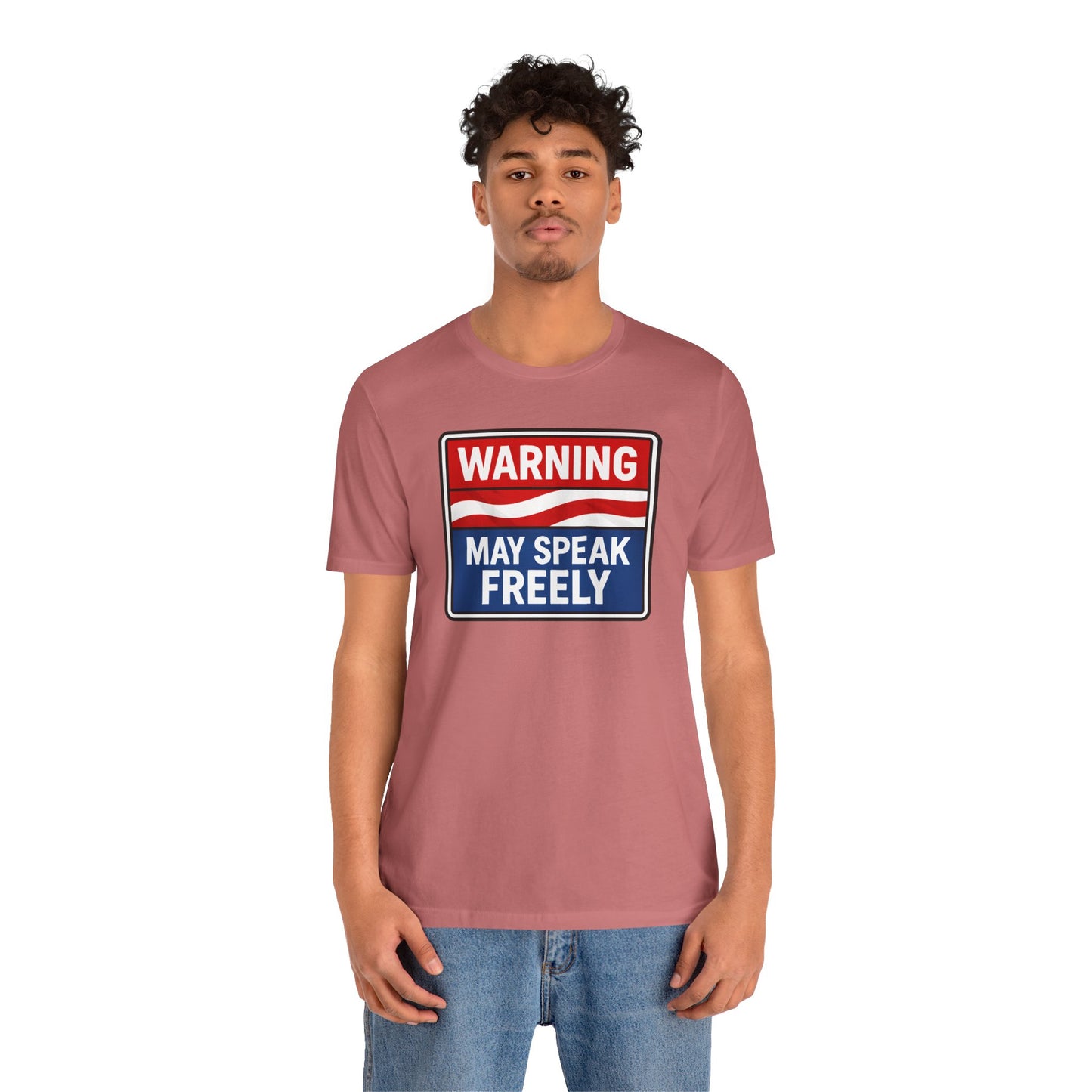 Warning May Speak Freely Tee