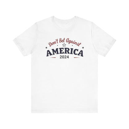 America 2024 Unisex Short Sleeve Tee - Patriotic T-Shirt, Independence Day, Election 2024, Gift for Veterans, USA Pride