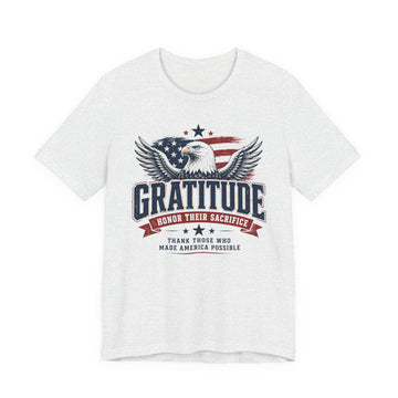 Gratitude Eagle Patriotic T-Shirt