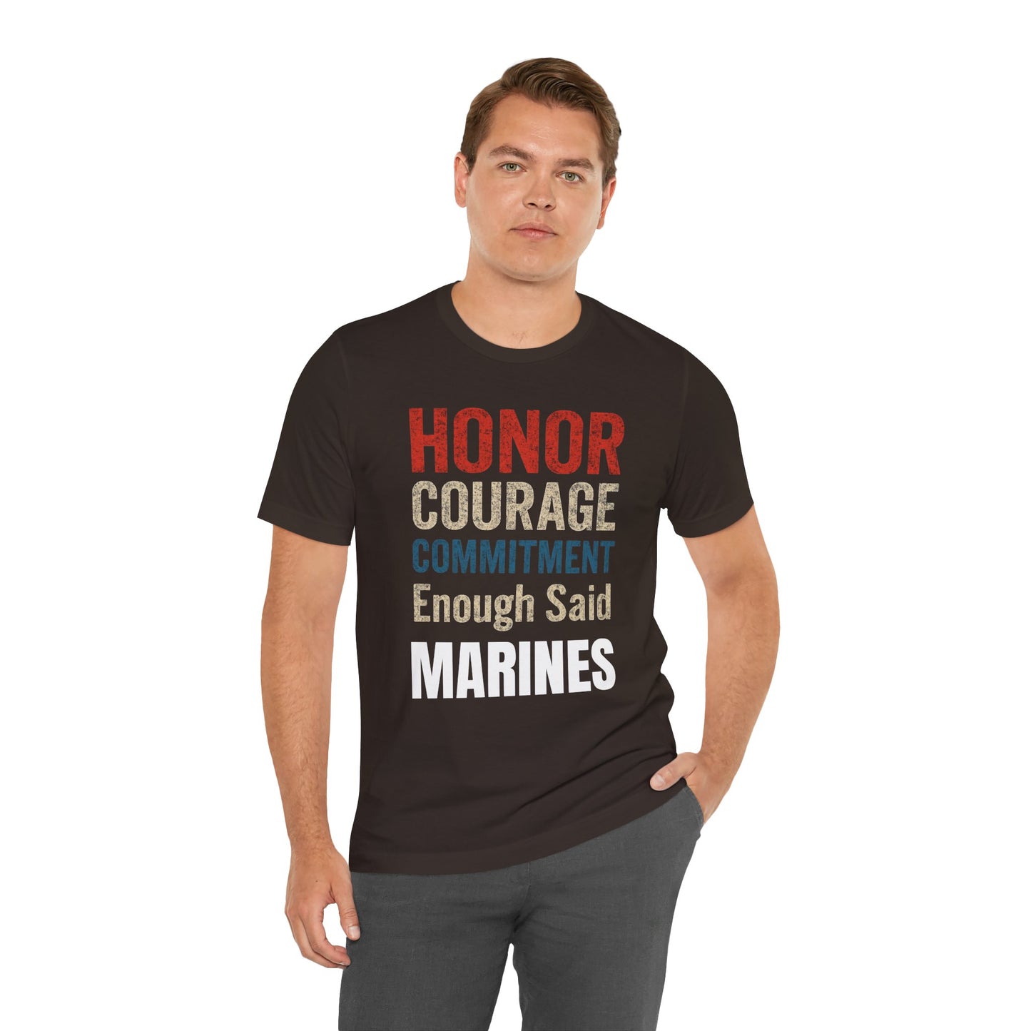 Marines Honor, Courage, Commitment Tee