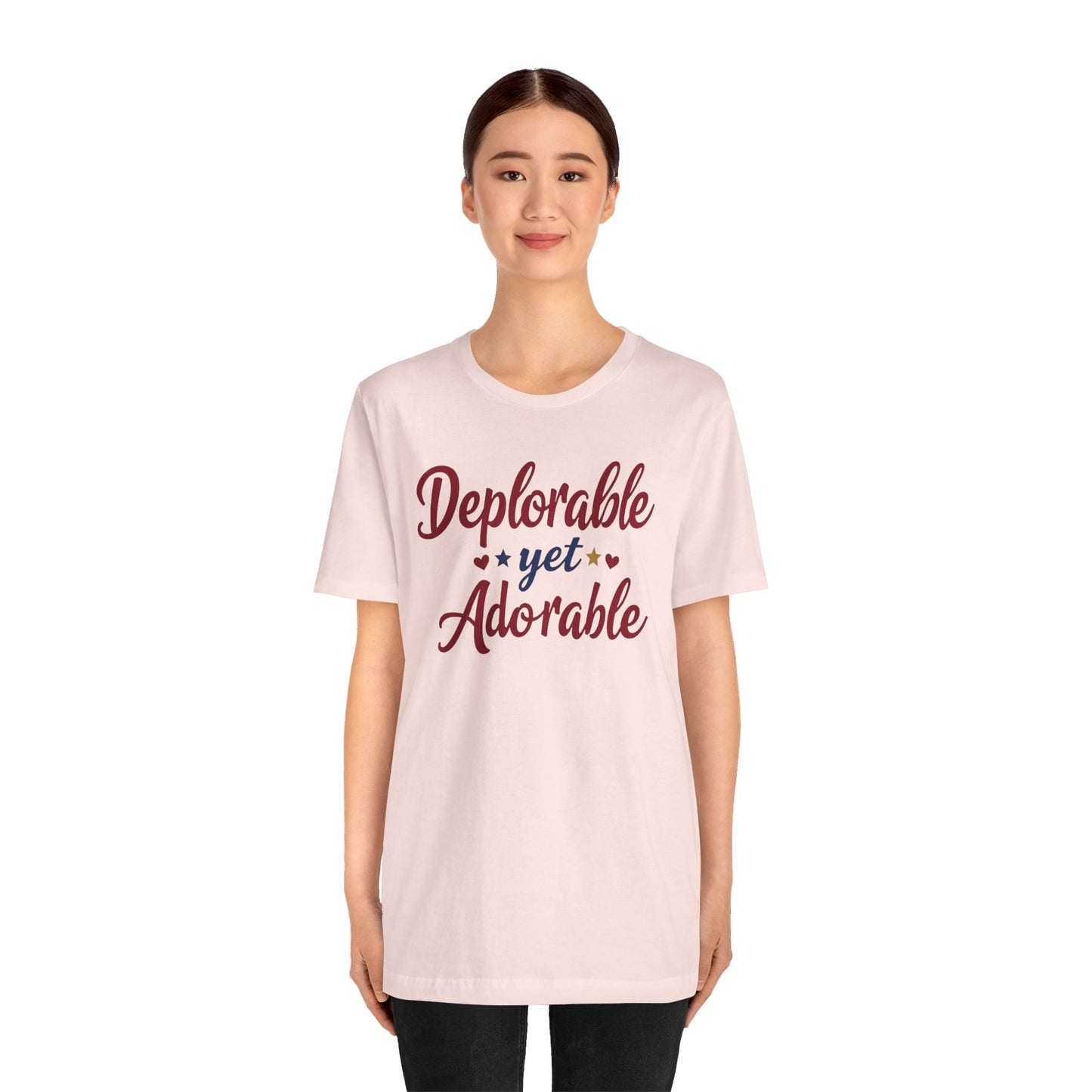 Deplorable Yet Adorable Unisex Jersey Tee - Fun Casual Shirt for Everyday Wear