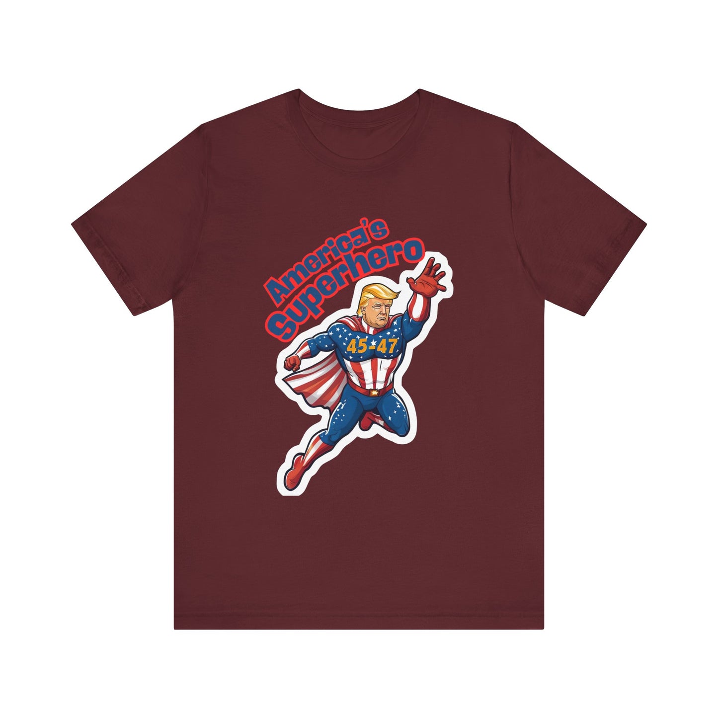 Whose America's #1 Superhero Humorous Superhero Tee