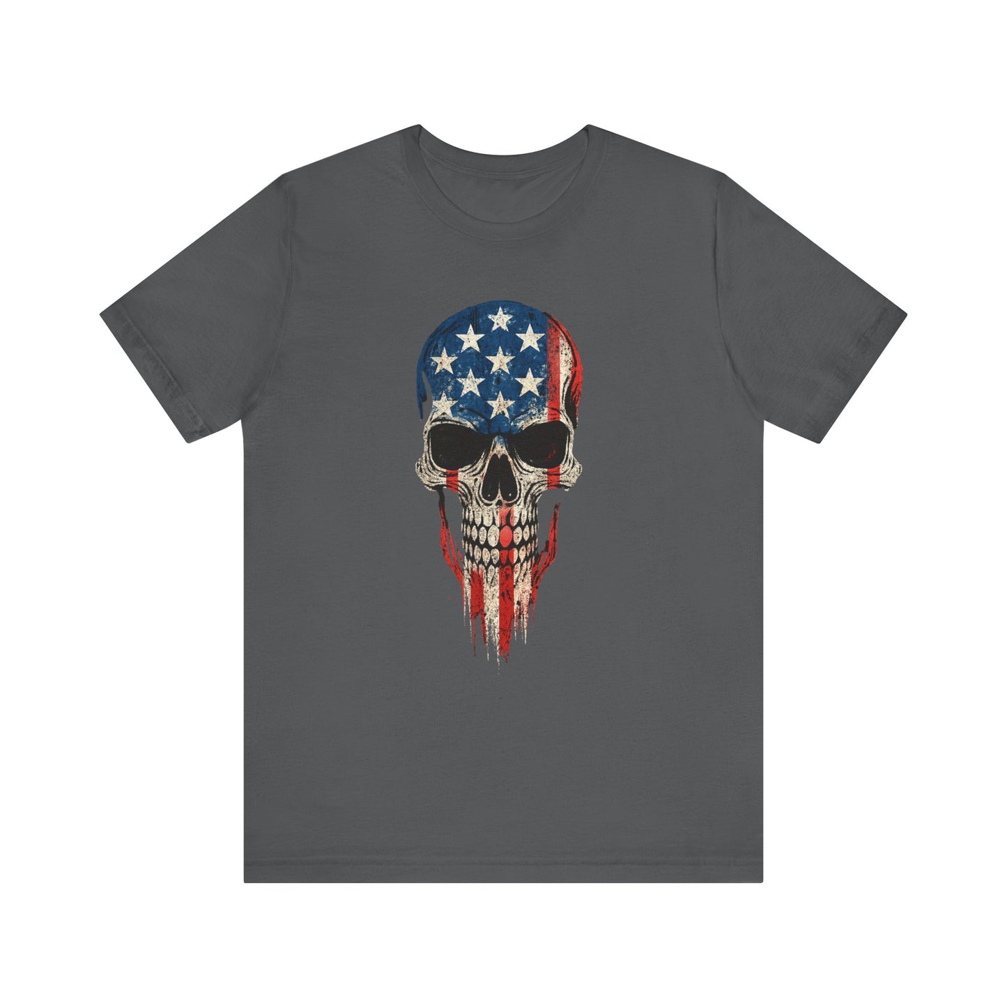 Patriotic Skull Graphic Tee