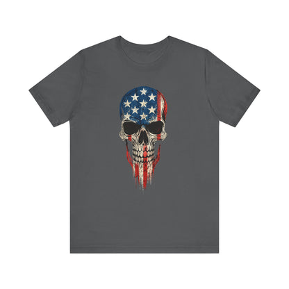 Patriotic Skull Graphic Tee