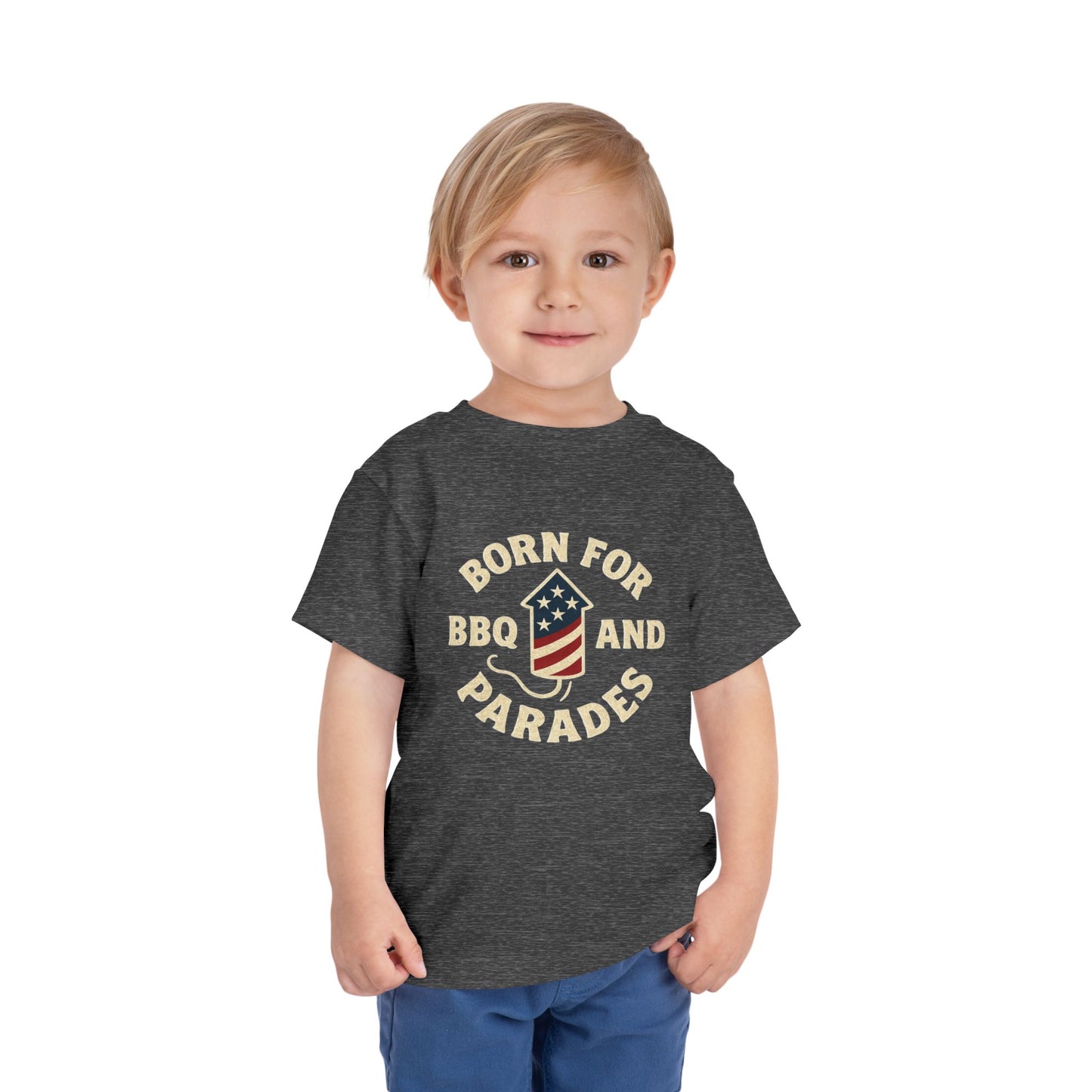 Born for BBQ and Parades, Kids Summer Shirt, Fourth of July Outfit, Toddler Independence Day Clothing, Fun Baby Tee