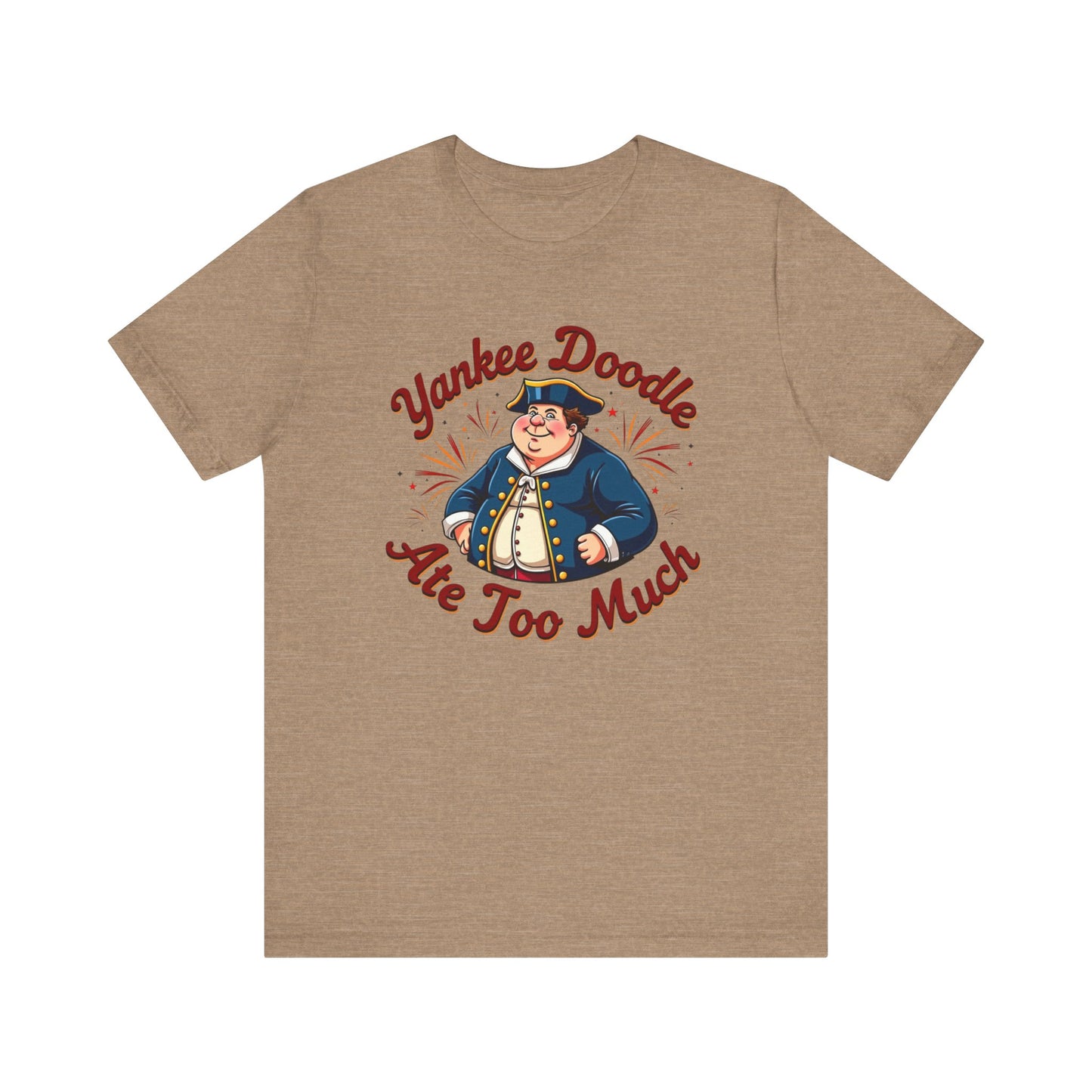 Yankee Doodle Tee, Fun Graphic T-Shirt, Patriotic Shirt, Fourth of July Gift, Unisex Summer Wear, Vintage Style Tee