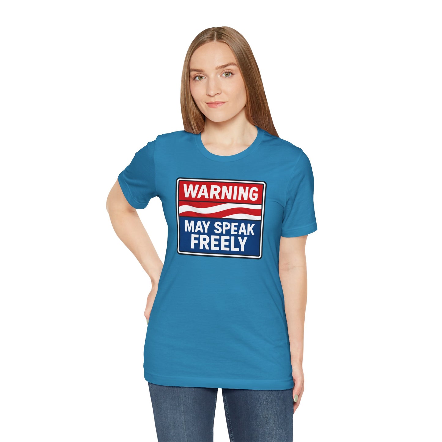 Warning May Speak Freely Tee